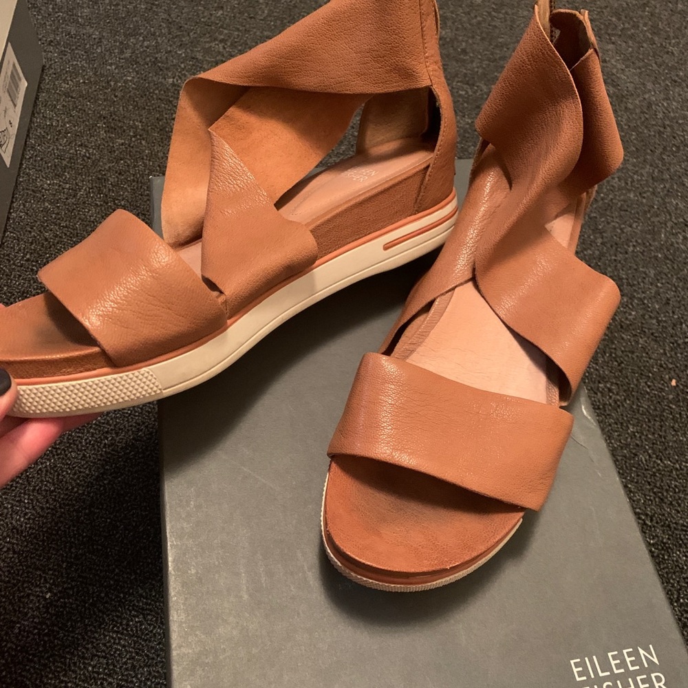 COPY - New Eileen Fisher tan sandals